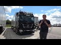 Probefahrt im Actros 3 1855 V8(was ein Klang) und im Actros 5 1863