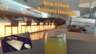 Exploring Etihad's NEW Business Class Lounge in Abu Dhabi