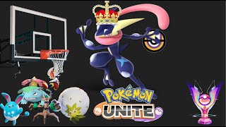 Greninja Dunking on People to get to Ultra Rank!!!!! | Pokemon Unite