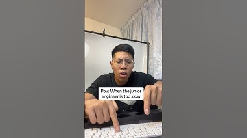 When the junior engineer works too slow #computerscience #coding #softwareengineer #shorts