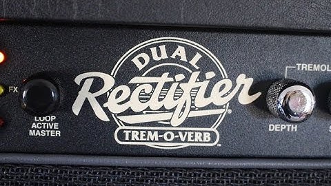 Mesa Boogie dual rectifier tremoverb demo
