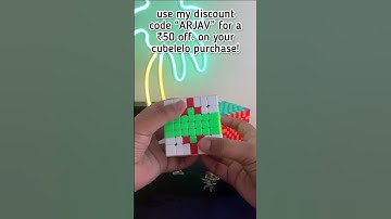 Letter “I” on a 7x7 Cube! #shorts