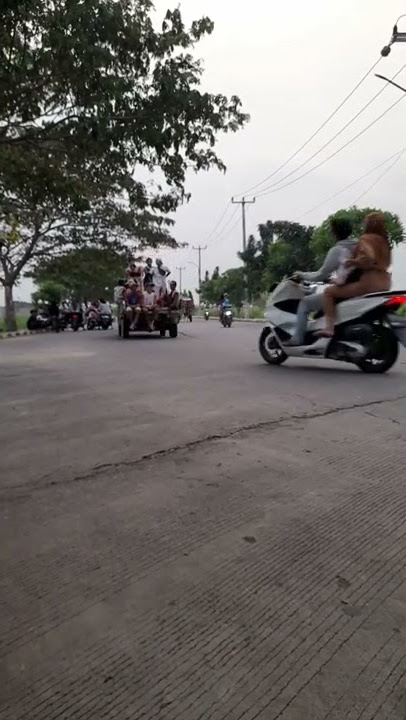 Sore Hari di Pinggir Jalan Perumahan