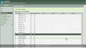 How to enroll a user card directly from the Door controller