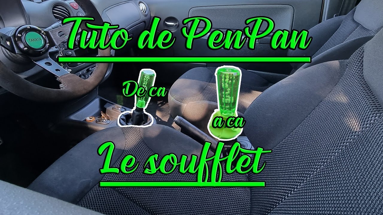 3.2] Soufflet du levier de vitesse ne tient plus