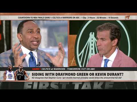 Stephen A. on KD's comments to Draymond Green: He's just talkin basketball! | First Take