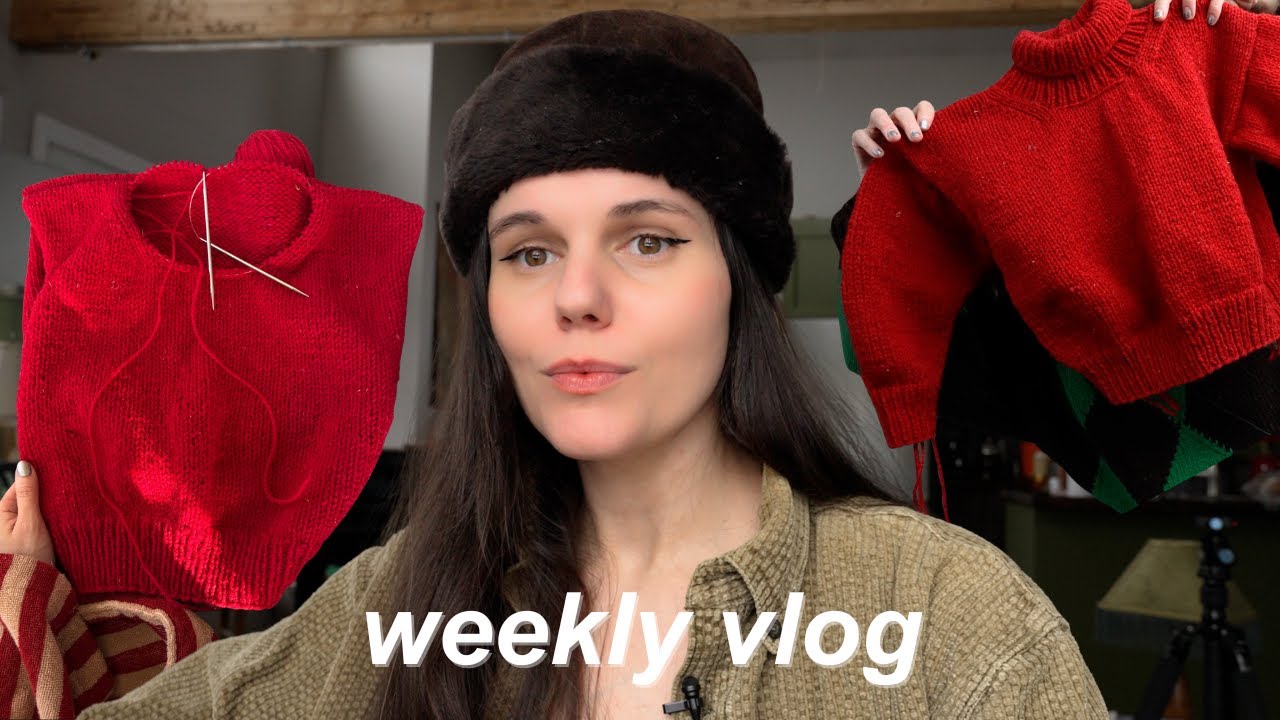 weekly vlog: tous mes tricots, de passage à Montréal et on prend des nouvelles