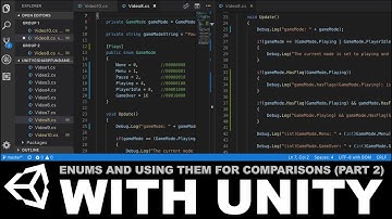 Unity C# Fundamentals - Enums and using them for logical comparisons - Part 2