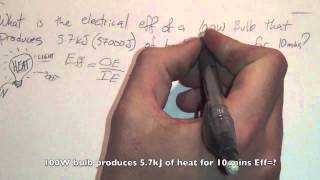 Calculating Electrical Efficiency
