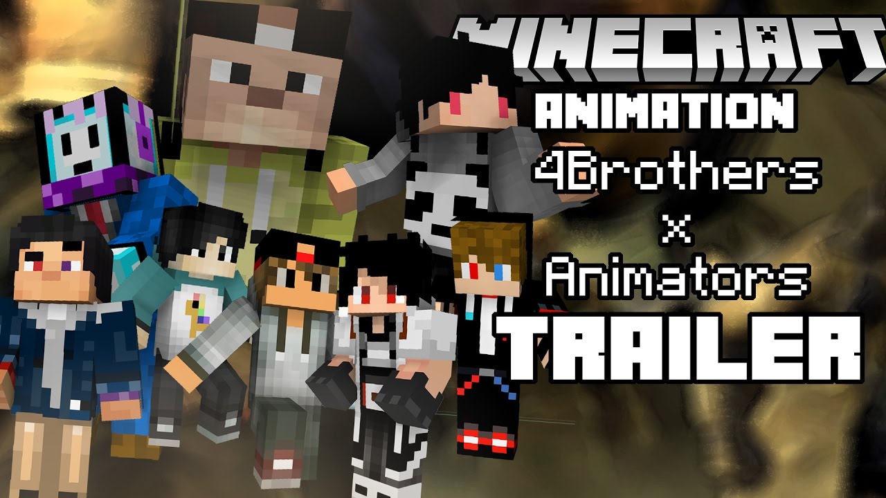 Trailer Animasi 4Brother Vs Animator Minecraft Animation YouTube
