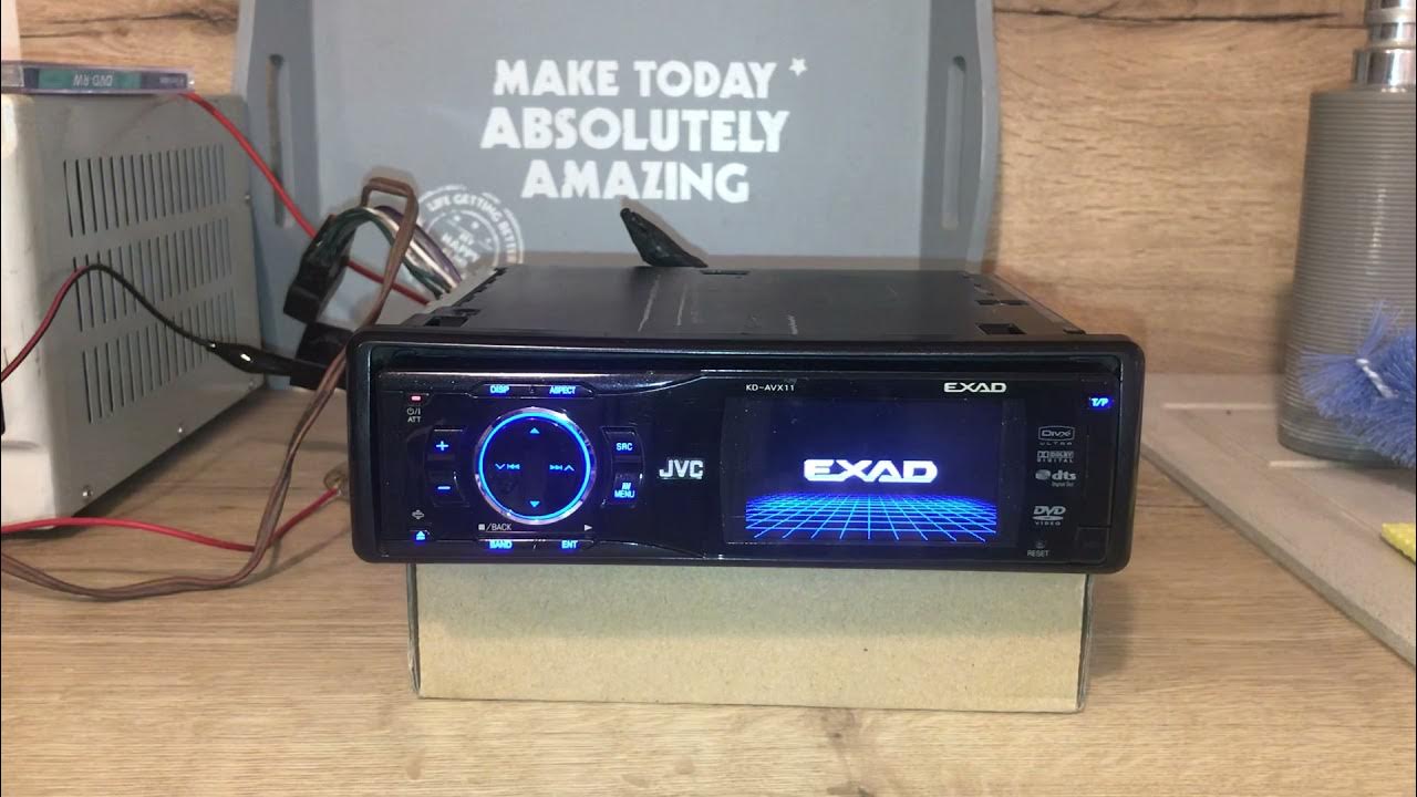 JVC KD-AVX11 Test - YouTube