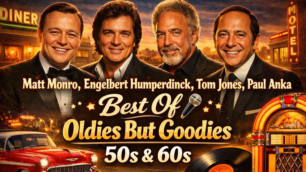 Matt Monro, Engelbert Humperdinck, Tom Jones, Paul Anka️🎤Best Of Oldies But Goodies 50s & 60s