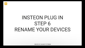 HOOBS® 4 - Insteon Plugin - Step 6 - Rename Your Devices