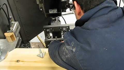 Stair-Rout™ Model 40 Open Stair Stringer Routing Bit Change