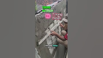 Tukang Harian vs Tukang Borongan #tukang #rumah #rumahmurah #shorts