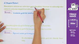 5. Sınıf Türkçe Ders #26 - Ekler