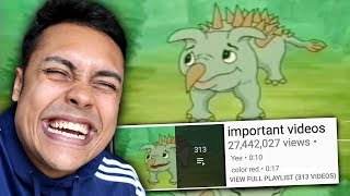 Reacting To The Most Important Videos Important Videos Playlist