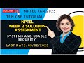 NPTEL Systems and Usable Security Week 2 | NPTEL Jan 25 | Assignment 2