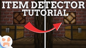 Simple Item Detector Tutorial | Compact , Redstone Lamp , 1.13
