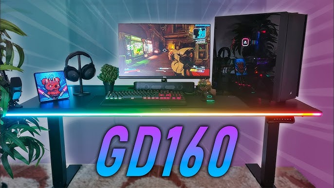 Cooler Master GD160 PC Gaming Desk, Cable Management