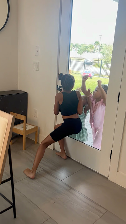 Dad catches daughter locking little sisters out the house #shorts