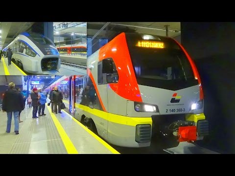 Pierwsze pociągi na nowym dworcu Łódź Fabryczna! | First trains at the new Łódź Fabryczna station!