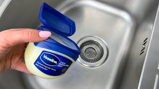 How to unclog a sink drain with Vaseline in 5 minutes!