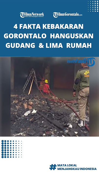 4 Fakta di Kebakaran Gorontalo yang Hanguskan Gudang Sepatu dan 5 Rumah Warga