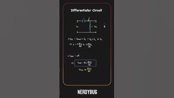 RC Differentiator Circuit | Analog Circuits | NerdyBug