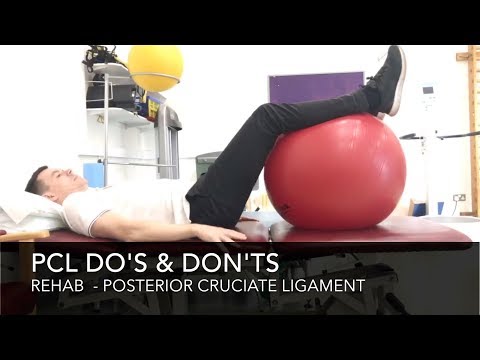 Posterior Cruciate Ligament PCL Rehab -  Do&rsquo;s & Don&rsquo;ts (Tear/Torn/Rupture)