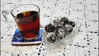 آموزش توپک خرمایی راحت خوشمزه و بسیار مقوی