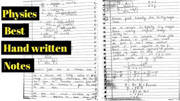 CHSE Physics Best HandWritten Notes l Electrostatics l CHSE Physics Important Questions 2021 l CHSE