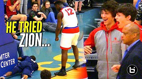 "DONT TRY ME!" Zion Williamson THROWS Shot Attempt...