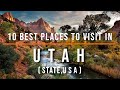 10 best places to visit in utah usa  travel  travel guide  sky travel