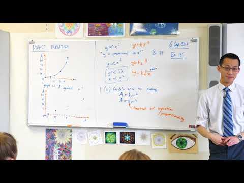 Direct Variation (3 of 3: Graphing against a different variable)