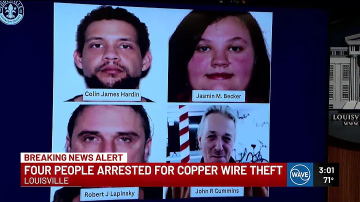 New video shows criminal copper wire thieves in the act
