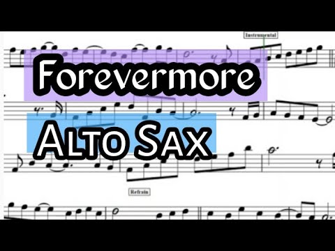 Forevermore Alto Sax Sheet Music Backing Play Along Track Side A Band