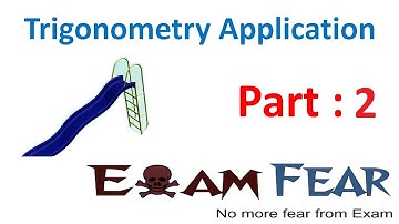 Maths Application of Trigonometry part 2 (Examples) CBSE class 10 Mathematics X