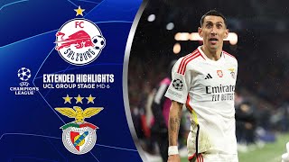 Salzburg vs. Benfica: Extended Highlights | UCL Group Stage MD 6 | CBS Sports Golazo