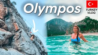 ROCK CLIMBING IN OLYMPOS 🧗🏻‍♀️🇹🇷 Turkey Backpacking Vlog