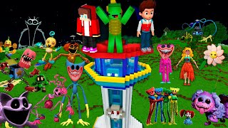 ALL SCARY MONSTERS FROM Poppy Playtime vs Paw Patrol Security House JJ and Mikey Maizen Chapter 3