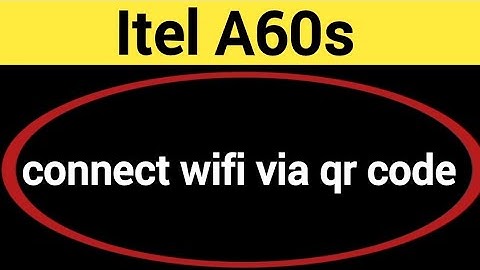 How to connect WiFi via QR code, itel A60s me Bina password ke Wi Fi connect kaise karen