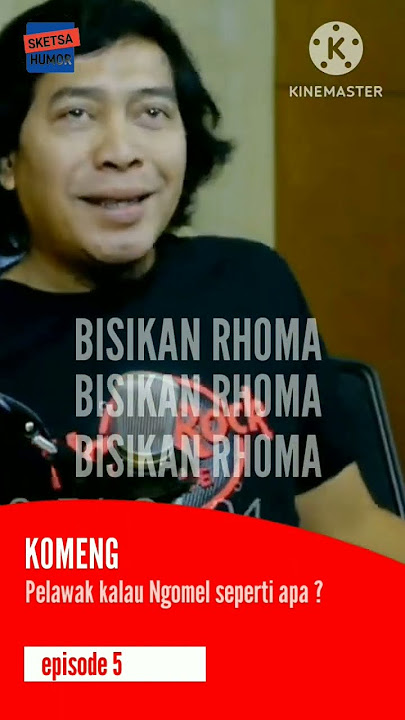 Bisikan Rhoma - Komeng. Pelawak kalau marah seperti apa ?