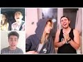 ZALFIE REACTING TO MY CRINGEY VINES