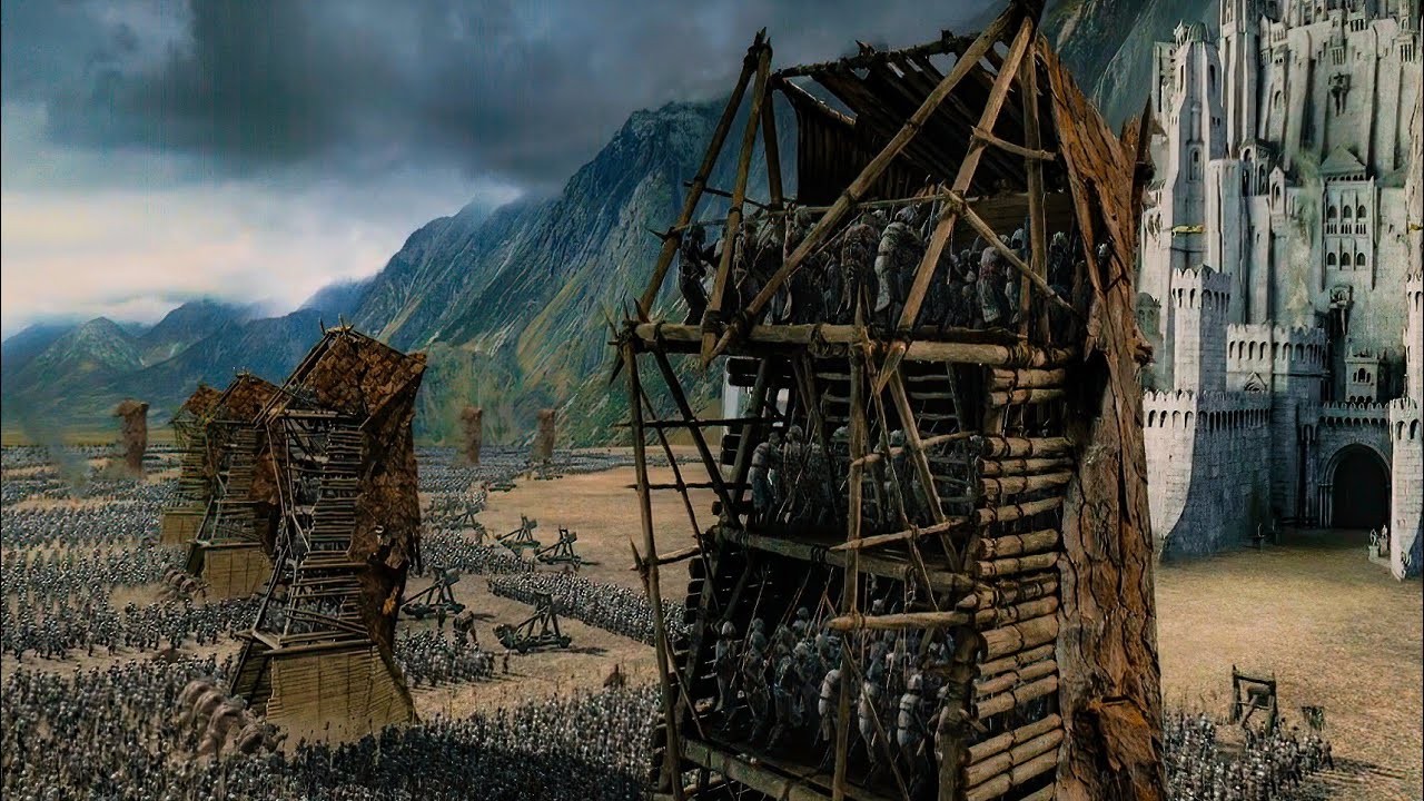 Fly village from minas tirith lord of the rings