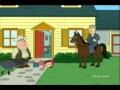 Family guy  peter practices rodeo on meg  chris