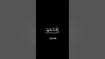 لا يكلف الله نفسآ | كرومات شاشة سوداء القران الكريم | القارئ رعد الكردي