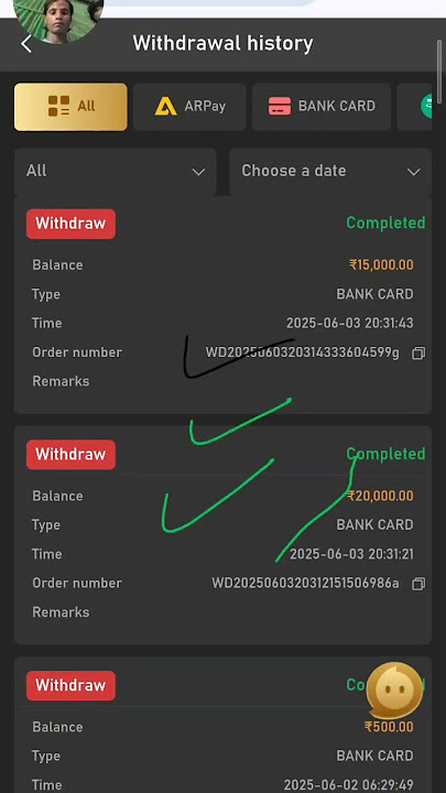 my withdrawal history https://bdggame7.com//#/register?invitationCode=5246513247266