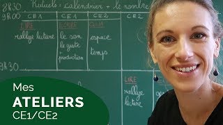 LES ATELIERS DE MA CLASSE DE CE1/CE2 [VLOG 24]