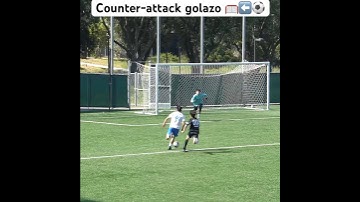 MLS Next U14 counter-attack golazo 🥅⬅️⚽️ #soccer #golazo #mlsnext #u14